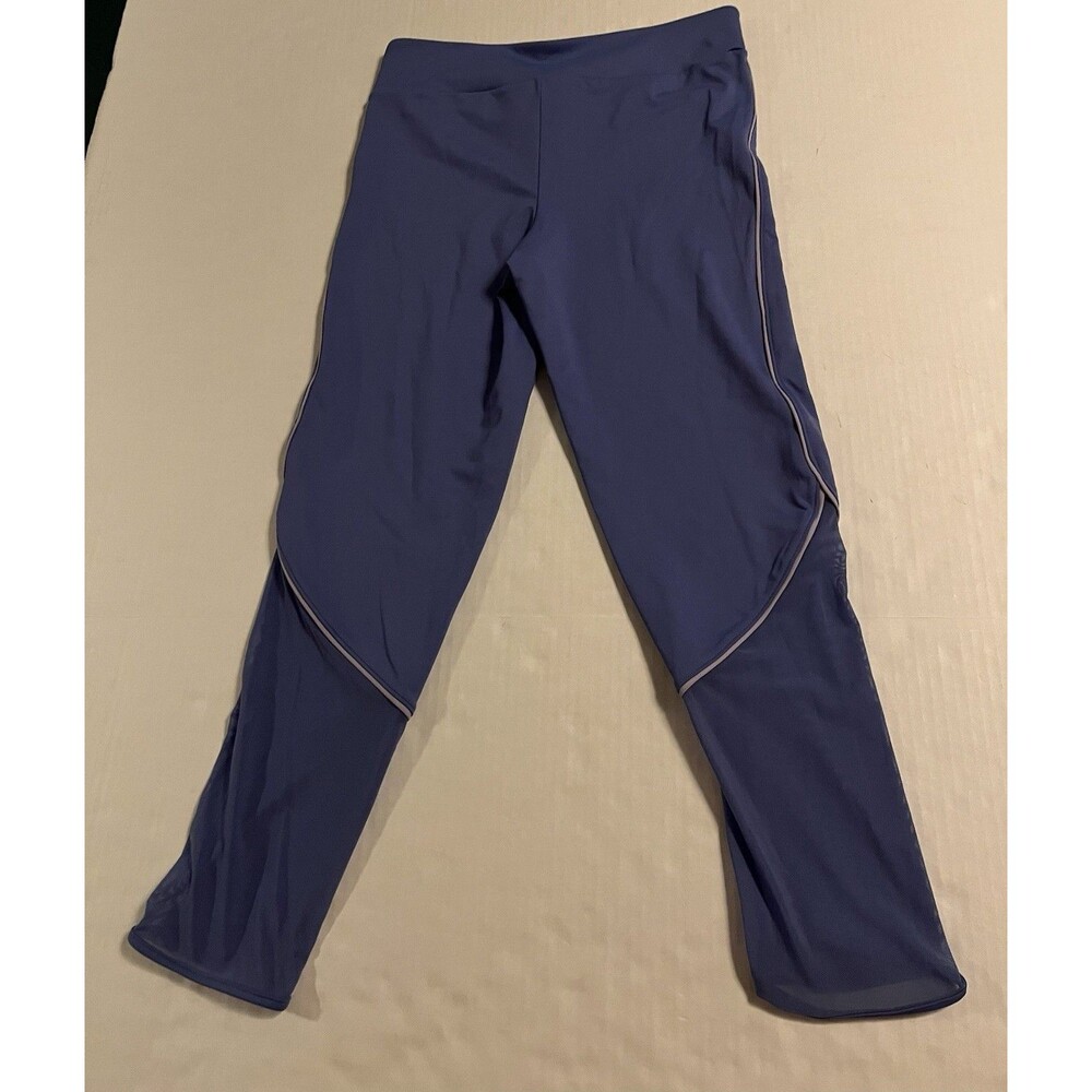 Bloch Capri Leggings Pants Women’s Sz 14 Purple Yoga Athletic Workout Fitness - Picture 5 of 6